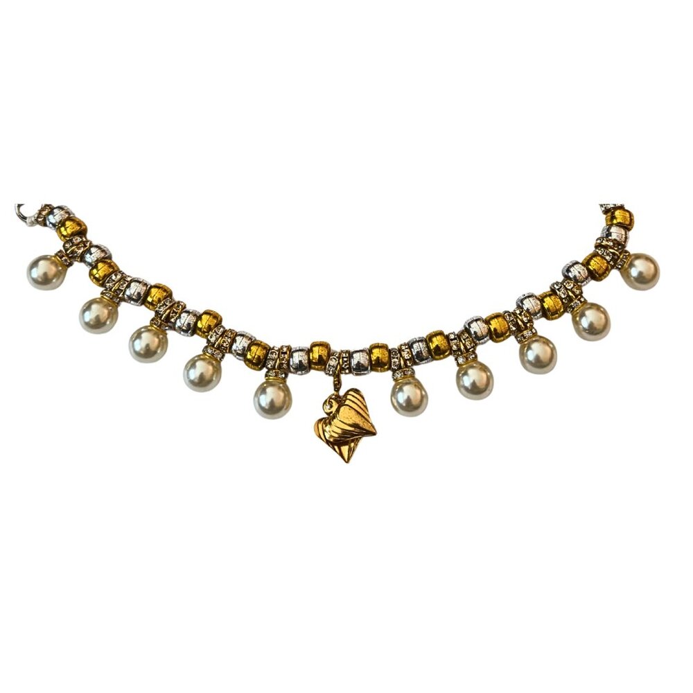 Pearl heart bag charm - Picture 5 of 8